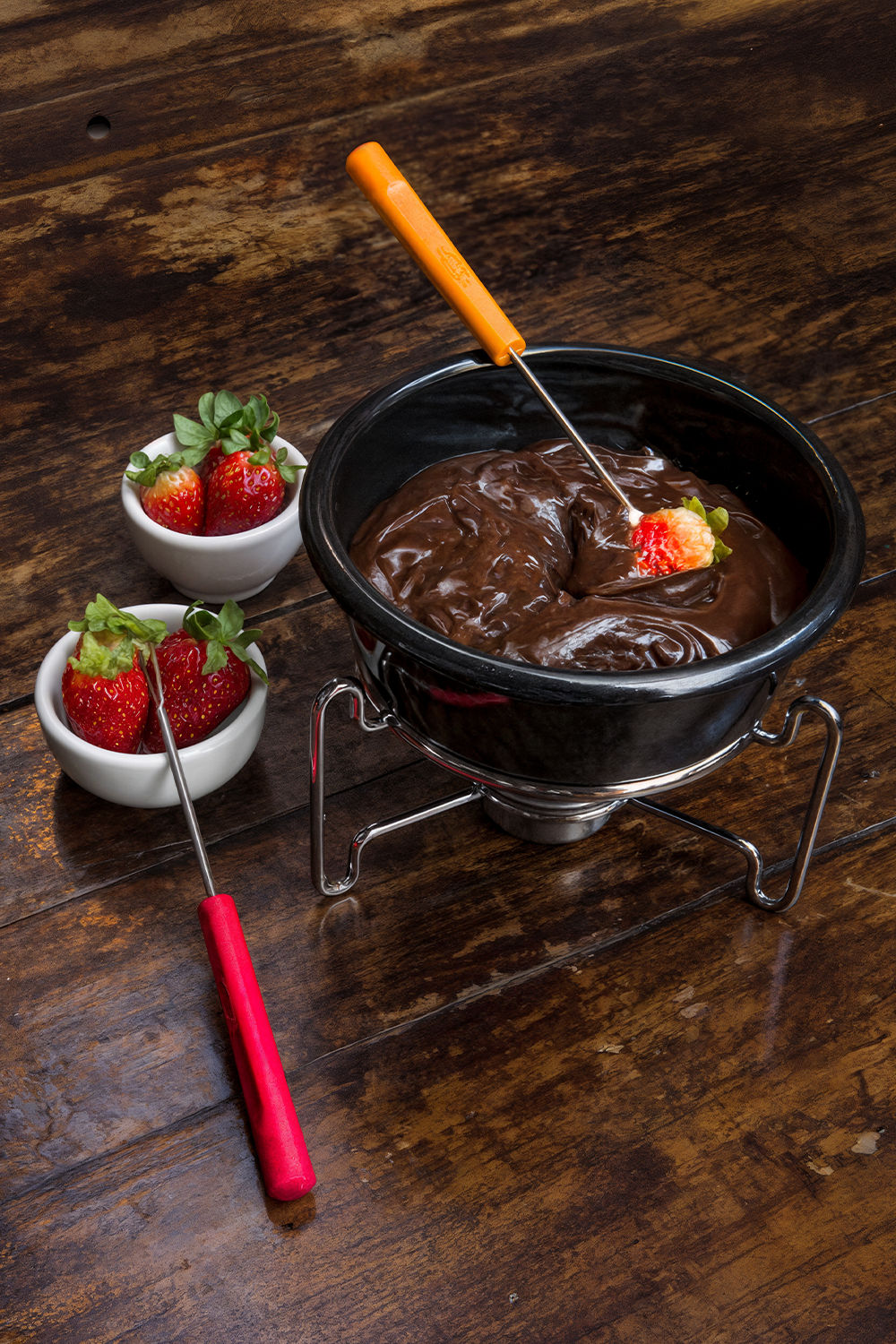 Fondue de chocolate a dois