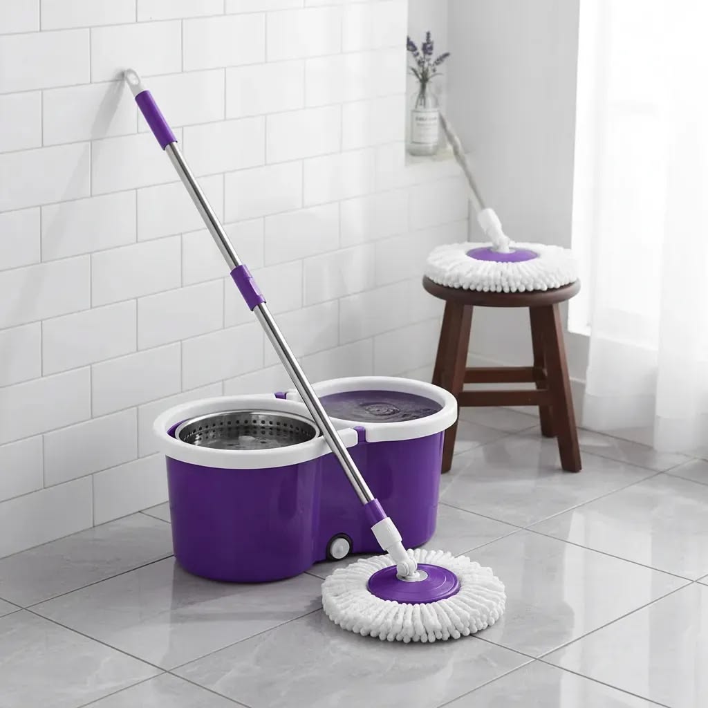 MOP Gira Fácil para limpar a casa cantando