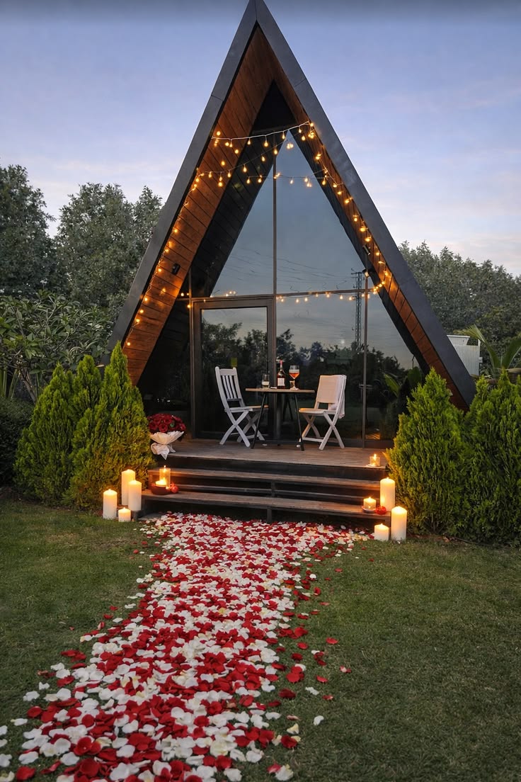 Passeio cabana romantica